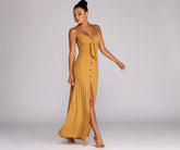 Button Down Stylish Beauty Maxi Dress (Copy) InsStreet